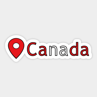 Here in Canada Sticker